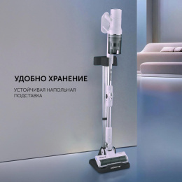Вертикальный пылесос (handstick) Polaris FusionPro PVCS 4010, 450Вт, белый/белый