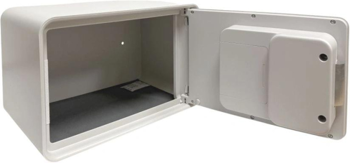 Сейф мебельный LockSworth VS4528-WH взломостойкий встраиваемый 200x310x200мм электронный/ключевой/биометрический