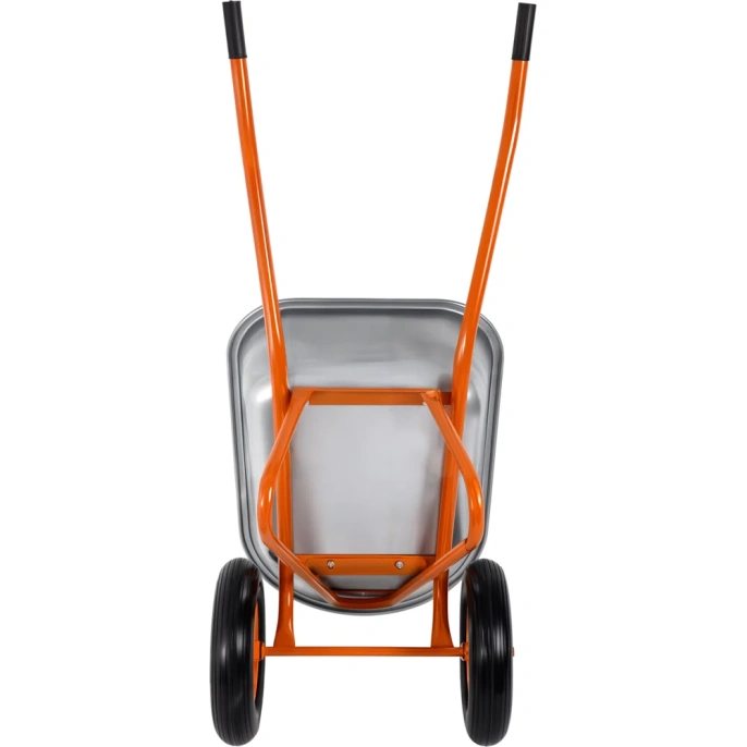 Строительная двухколесная тачка Gigant 110л, 200 кг, литые ПУ колеса GX-03