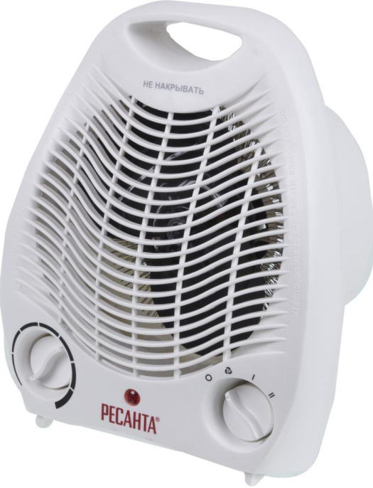 Тепловентилятор Ресанта ТВС-1,  2000Вт,  с термостатом, 2 режима, белый [67/2/1]