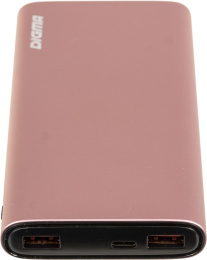 Мобильный аккумулятор Digma DGPF20F 20000mAh QC3.0/PD3.0 22.5W 3A 2xUSB-A/USB-C розовый DGPF20F22APN