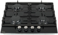 Газовая варочная панель OASIS P-GEB,  4 конфорки,  закаленное стекло,  черный