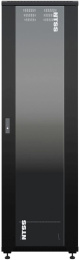 Шкаф серверный NTSS Премиум NTSS-R42U80100GS-BL напольный 42U 800x1000мм пер.дв.стекл металл 900кг черный 910мм 160кг 1987мм IP20 сталь