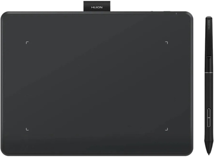 Графический планшет Huion Frego M Черный перо PW550S/5080LPI/300 PPS/8192 уровней нажатия/раб.пов. 254x158.8/USB-C