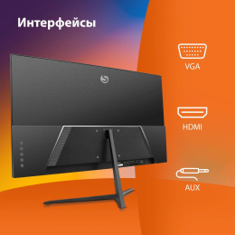 23.8" Монитор SunWind SM-24FV222,  1920x1080,  VA,  100Гц,  1хHDMI,  черный [sm24vb01]