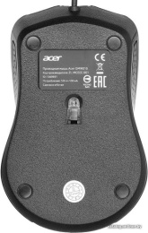 Мышь Acer OMW010 черный оптическая 1200dpi USB 3but ZL.MCEEE.001