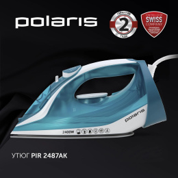 Утюг Polaris PIR 2487AK, 2400Вт, черный/фиолетовый