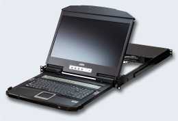 KVM консоль электронный ATEN CL3884NW-ATA-RG 1 user консоль LCD 18.5" 4 cpu USB+HDMI+AUDIO, с KVM-шнурами USB+HDMI+AUDIO 2x1.8м., 1920x1080, 1U 19"