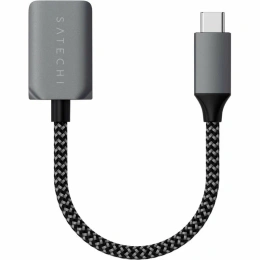 Кабель-адаптер Satechi USB-C to USB 3.0. Цвет серый космос.