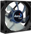 Вентилятор Aerocool Motion 8 LED 80х80x25 черный 3-pin MOTION 8 BLUE-3P 80 Ret