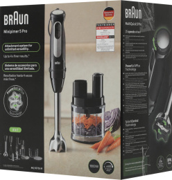Блендер погружной Braun MQ55755MBK черный