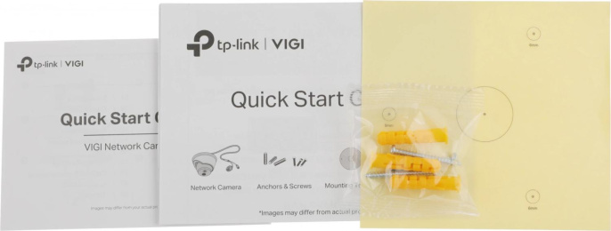 IP-камера TP-Link Vigi C440I (4 мм) домашняя проводная камера, купольная, матрица 1/3" CMOS, 4 МП, объектив F/2.2 4 мм, ИК подсветка, интерфейс проводной