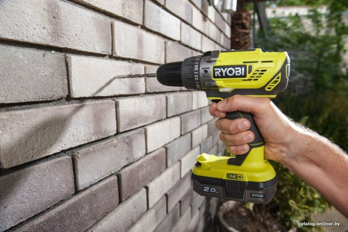 Ударная дрель-шуруповерт Ryobi ONE+ R18PD3-0  без аккумулятора в комплекте 5133002888