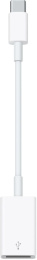 Переходник Apple A1632 MJ1M2FE/A USB f -USB Type-C m 0.11м белый
