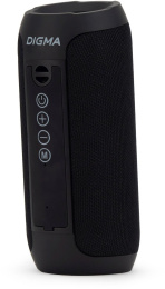 Колонка порт. Digma D-PS1510 черный 10W 2.0 BT 10м 1200mAh