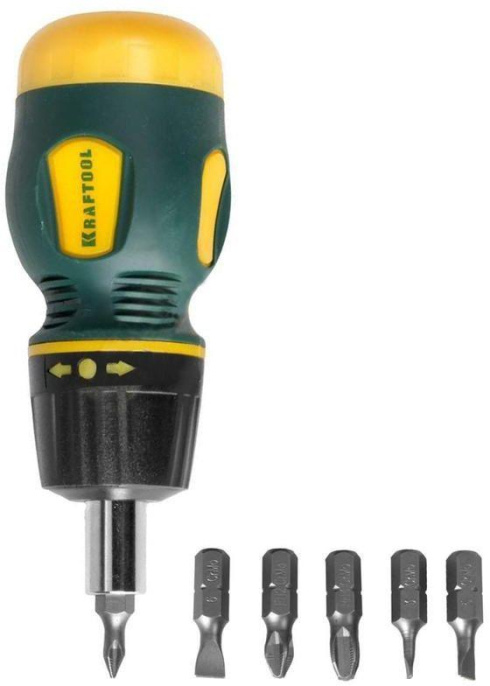 Отвертка Kraftool 26190-H7 в компл.:7 предметов