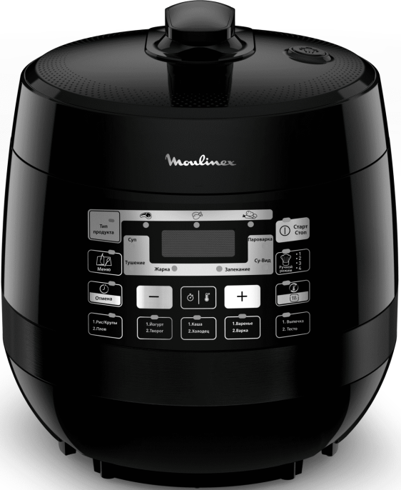 Мультиварка Moulinex Quickchef CE430832, 1000Вт, черный