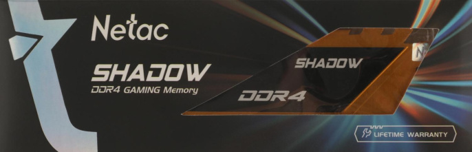 Оперативная память Netac Shadow 16GB DDR4-3200 PC4-25600 C16 16-20-20-40 1.35V XMP Memory module DIMM Yellow NTSDD4P32SP-16Y