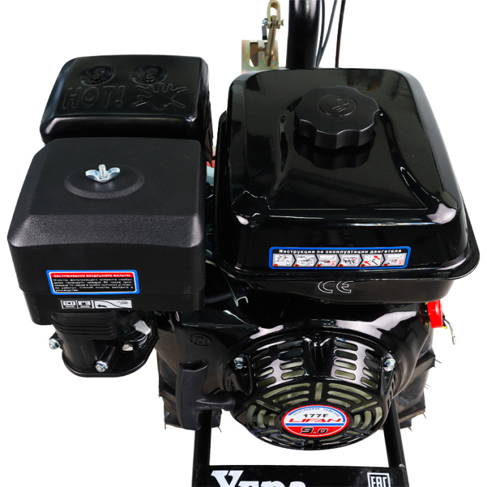 Мотоблок Угра НМБ-1Н14 с ВОМ, двигатель Lifan 177F 9,0 л.с., колеса 19х7.00*8 НМБ.000.000.0-70