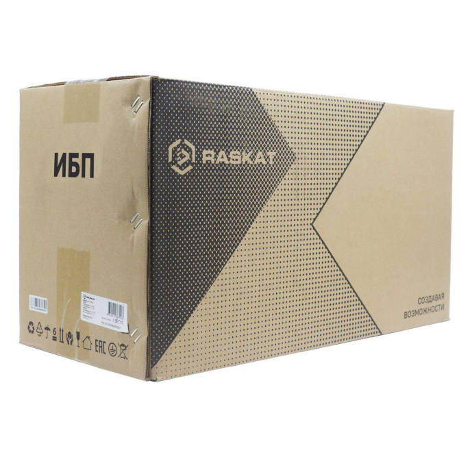Источник бесперебойного питания ИБП Raskat HIL-3000VA 3000VA, 1800Вт, 8xIEC320, LCD, USB type-B, 2xRJ-45