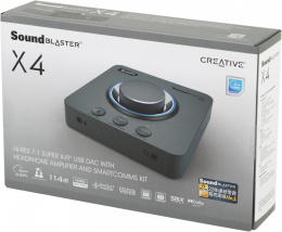 Звуковая карта Creative USB Sound Blaster X4 Super X-Fi Ultra DSP 7.1 Ret