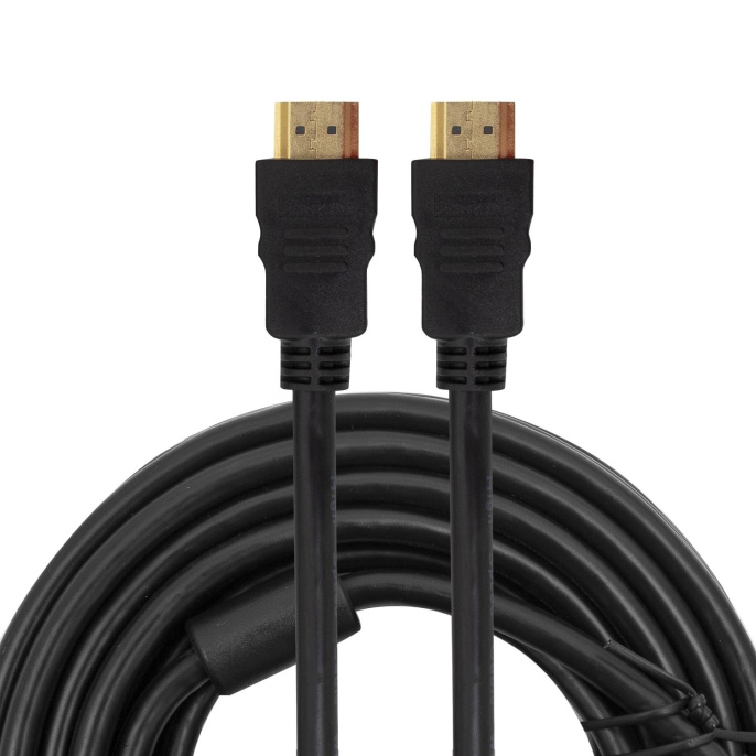 Bion Кабель HDMI v1.4, 19M/19M, 3D, 4K UHD, Ethernet, CCS, экран, позолоченные контакты, 1.8 м, черный [BXP-CC-HDMI4L-018]