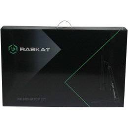 Монитор 31,5" Raskat I32Q16D 32" IPS, 2560x1440, HDMI+DP, 5ms, 178°/178°, 1000:1, 165Hz, Black