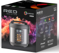 Мультиварка RED SOLUTION M4250,  860Вт,   серебристый/черный