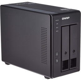 Полка расширения сетевого хранилища без дисков channel QNAP DAS TR-002 2-Bay 2.5/3.5 SATA Type-C USB 3.1 Gen 1 5 Gb/s Direct Attached Storage with Hardware RAID