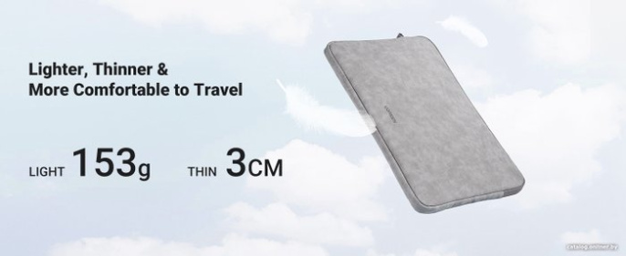 Чехол для ноутбука UGREEN LP187 (20476) Portable Laptop Sleeve Case 14-14.9''. Цвет: серый