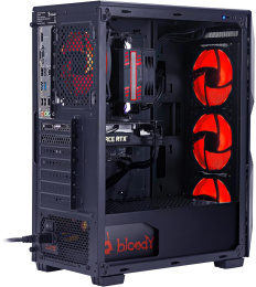 ПК Bloody BD-PC RB55C1 MT Ryzen 5 5600X 3.7 16Gb SSD1Tb RTX4060 8Gb Windows 11 Home 64 GbitEth 500W черный RUS 2107145
