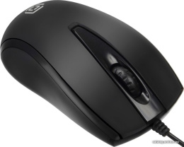 Мышь Оклик 325M черный оптическая 1200dpi USB для ноутбука 3but (1091340)