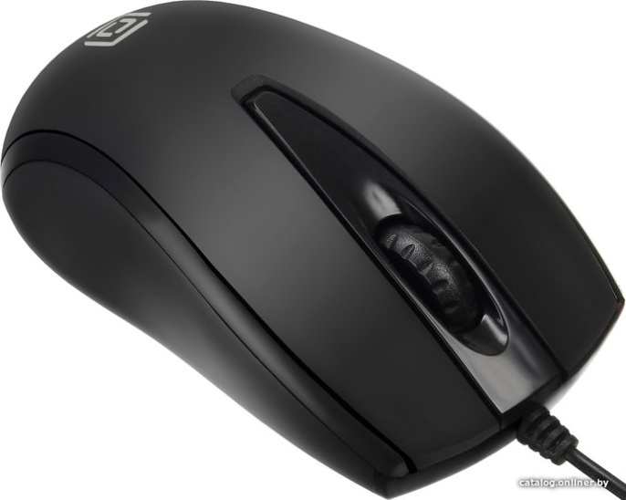 Мышь Оклик 325M черный оптическая 1200dpi USB для ноутбука 3but (1091340)