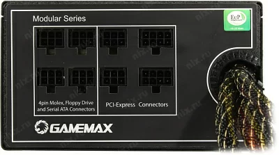 Блок питания GameMax GM-600G GM GOLD 600W ATX (24+2x4+2x6/8пин) Cable Management