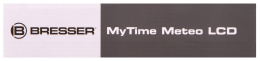 Метеостанция Bresser MyTime Meteotime LCD, серебристые