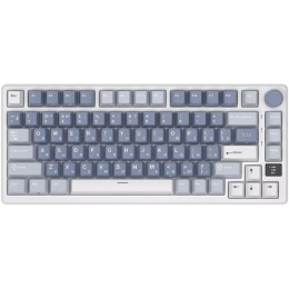 Клавиатура RK-M75 беспроводная Ocean Blue, линейные свитчи RK Silver