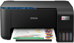 МФУ струйный Epson EcoTank L3271 струйный, цветной, формат A4 (210x297 мм), скорость ч/б печати 33 стр/мин, скорость цветной печати 15 стр/мин, разрешение 5760x1440 dpi, СНПЧ, Wi-Fi