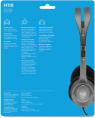 Наушники с микрофоном Logitech H110 темно-серый/черный 1.8м накладные оголовье 981-000472/981-000271