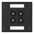 Шкаф телекоммуникационный 19" напольный 42U ExeGate EC-FS-42U.600.1000.V.V.BLACK 19”, 42U, (EX300279RUS)