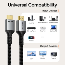 Кабель CABLETIME CH29H (CT-HD4KF-AG1) 1 м, плоский HDMI-4K60Hz