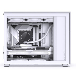Корпус без блока питания Case JONSBO D31 MESH, Mini-Tower, TG, no fan, 1xUSB-A 3.2 + 1xUSB-C 3.2, mATX, mDTX, mITX White (D31 MESH White)