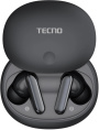 Гарнитура внутриканальные Tecno True 1 Air TU01 черный беспроводные bluetooth в ушной раковине TU01 AIR ELEGANT BLACK