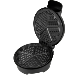 Электрическая вафельница RAGEX R703-000, сердечки, 1000Вт, цвет: черная