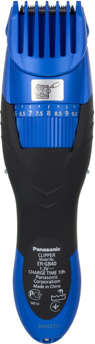 Машинка для стрижки Panasonic ER-GB40-A520 синий/черный