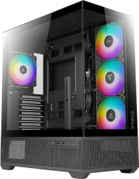 Корпус ATX AZZA TIARA, Midi-Tower, без БП,  черный [csaz-501b tiara]