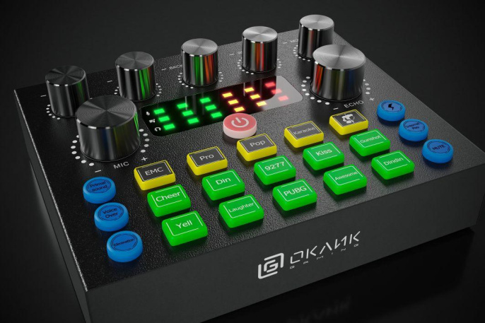 Микрофон Oklick SM-600G,  черный [1796784]