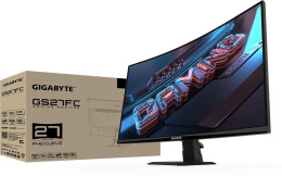 Монитор Gigabyte 27" GS27FC черный VA LED 16:9 HDMI полуматовая 3000:1 250cd 178гр/178гр 1920x1080 180Hz FreeSync Premium DP FHD 4.53кг (0VM0-GS27FCBM-1EKR)
