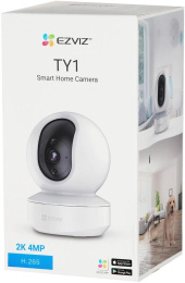 Камера видеонаблюдения IP Ezviz CS-TY1-R105-1L3WF Wi-Fi 4-4мм цв. корп.:белый TY1 3MP