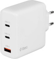 Сетевое зарядное устройство TTEC 2SCG04B SmartCharger Trio GAN 120W PD Travel Charger 2 USB-C+USB-A - White