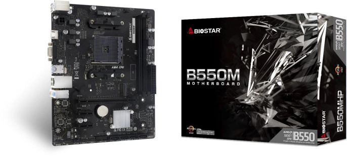 Материнская плата Biostar B550MHP, SocketAM4, AMD B550, mATX, Ret